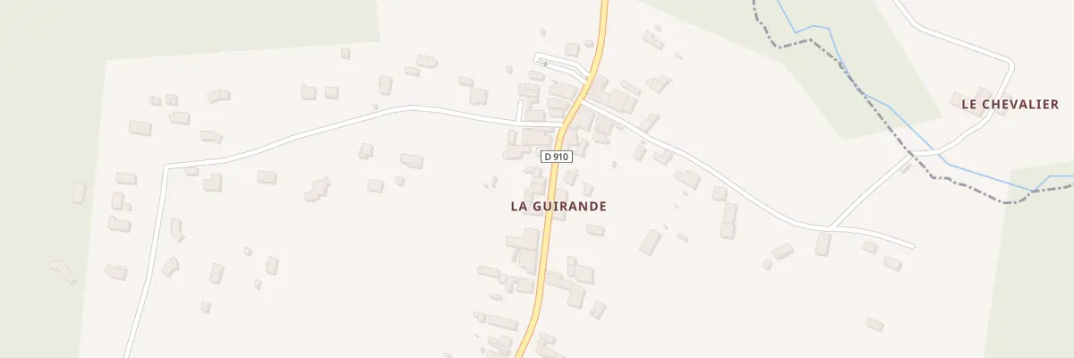Plan du 109 La Guirande à Lagorce