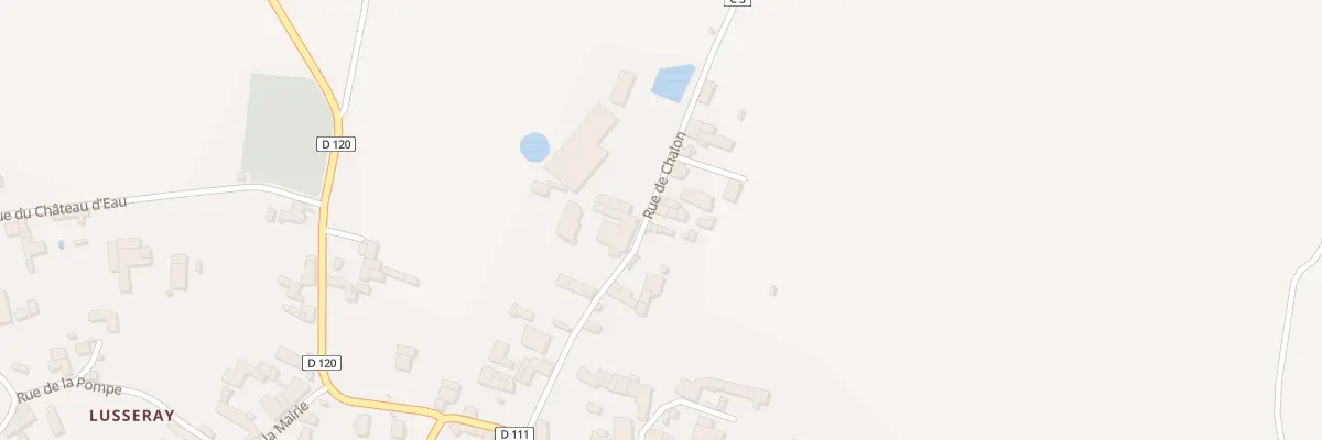 Plan du 6B Rue Chalon à Lusseray