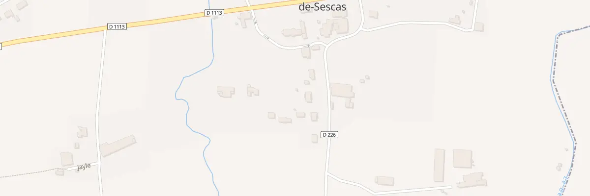 Plan du 2 Rte de Castets à Saint-Martin-de-Sescas