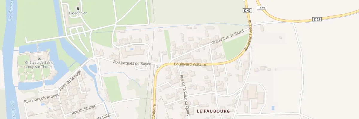 Plan du 17 Rue Jacques de Boyer à Saint-Loup-Lamairé
