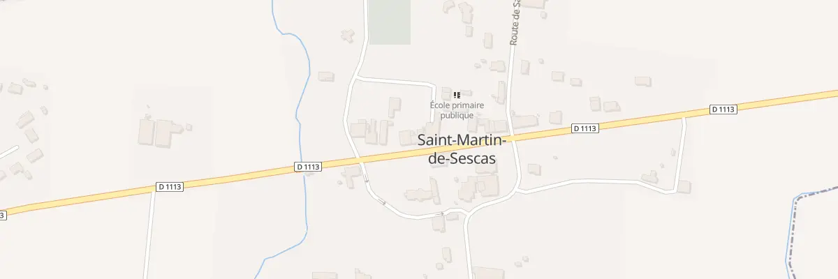 Plan du 20 Rte Nationale 113 à Saint-Martin-de-Sescas