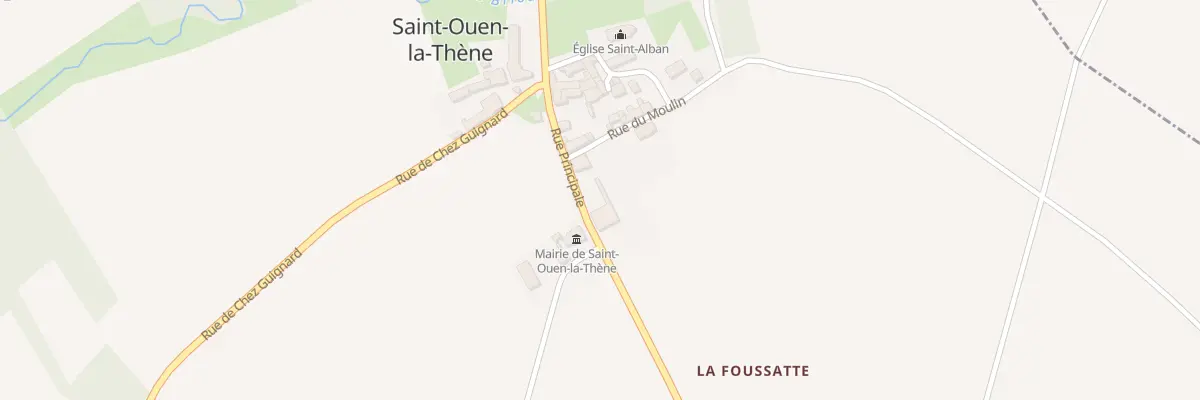 Plan du 3 Rue Principale à Saint-Ouen-la-Thène