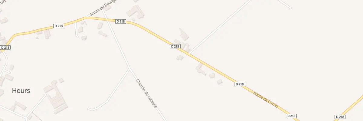 Plan du 14 Rte de Livron à Hours