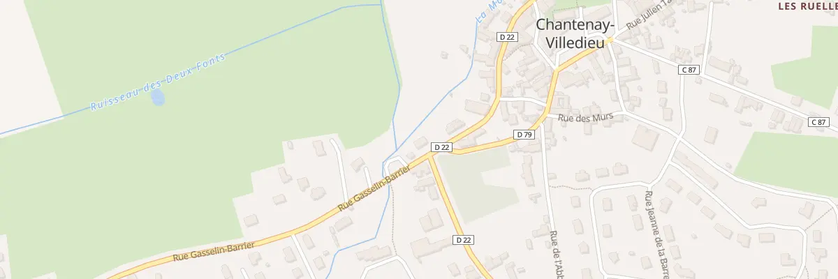 Plan du 30 Rue de la Libération à Chantenay-Villedieu