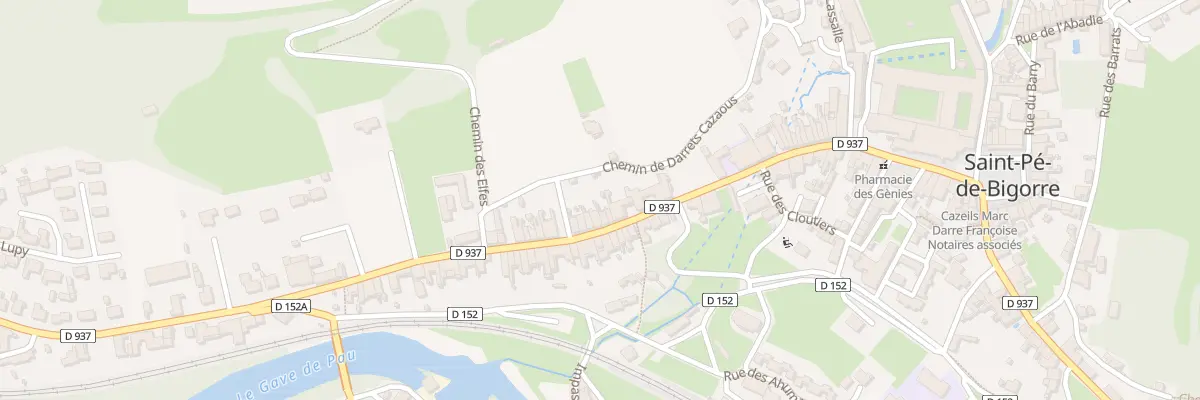 Plan du 36 Rue General de Gaulle à Saint-Pé-de-Bigorre
