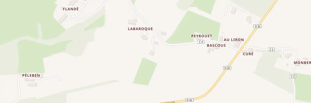 Plan du 5070 Au Liron à Mormès