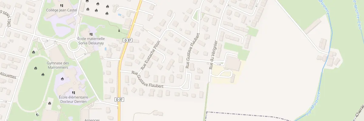 Plan du 22 Rue Gustave Flaubert à Argences