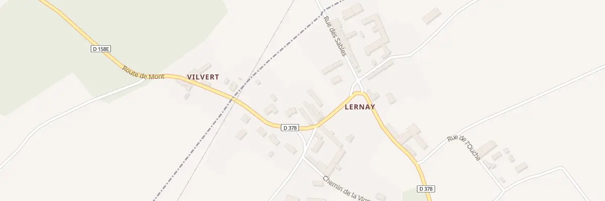 Plan du 6 Rue de la Gare à Antoigné