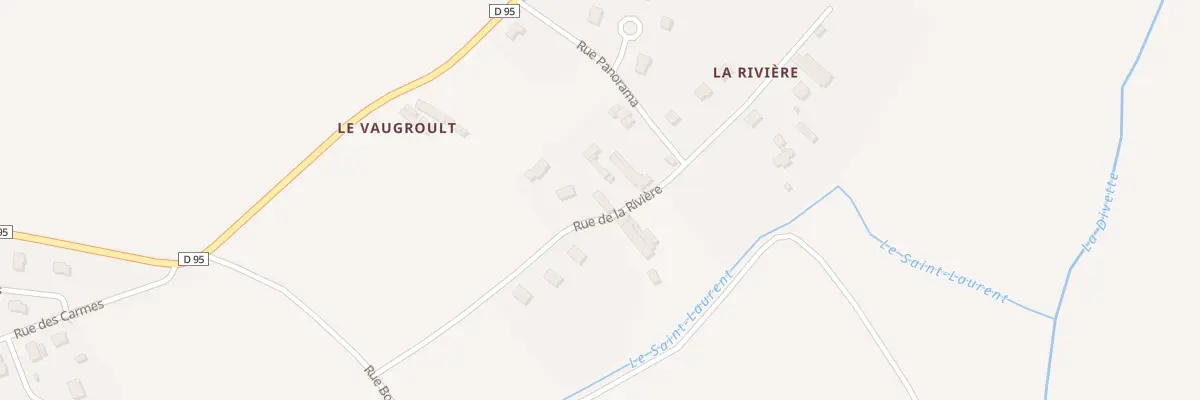 Plan du 5 Rue de la Rivière à Petiville
