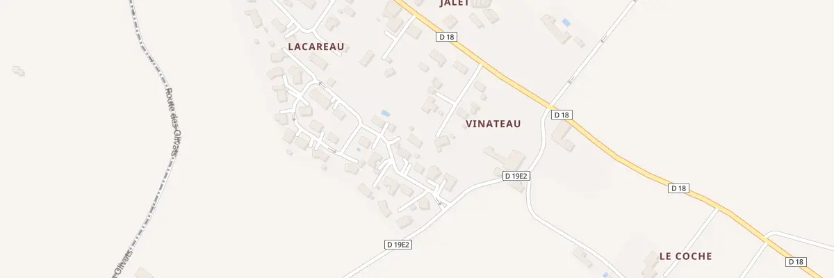Plan du 14 Vinateau à Cabara