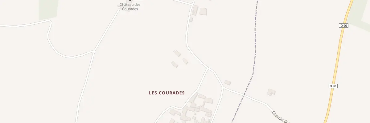 Plan du 1 Rte de Chez Péquin à Segonzac