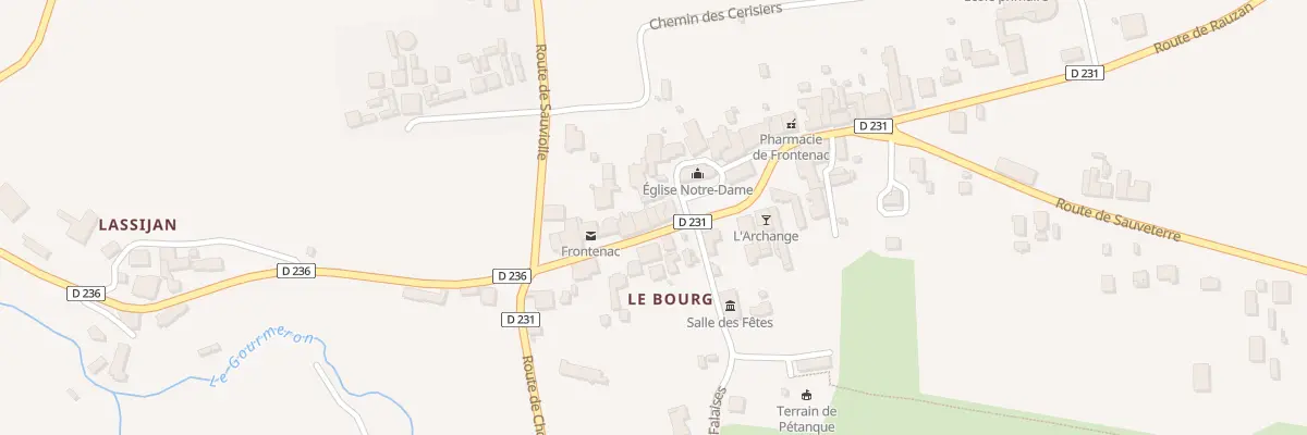 Plan du 5 Rue de l’Abbe Labbrie à Frontenac