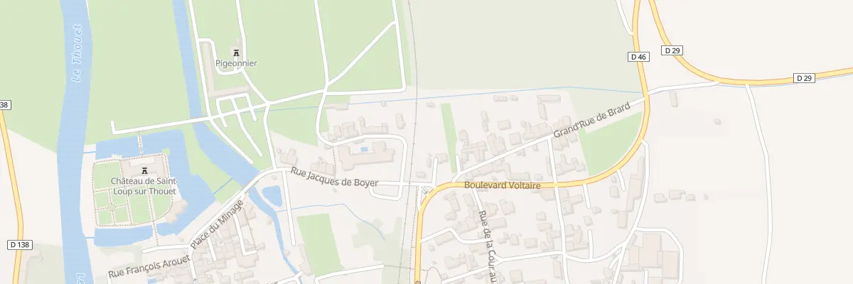 Plan du 13 Rue Jacques de Boyer à Saint-Loup-Lamairé