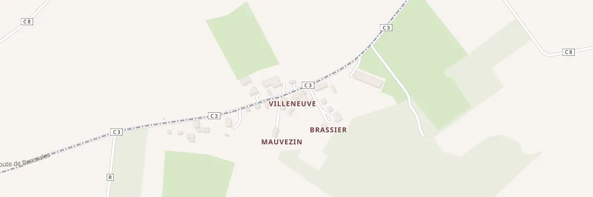 Plan du 961 Qua de Villeneuve à Toujouse