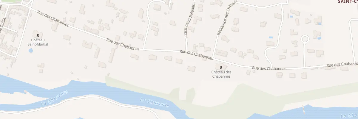 Plan du 72 Rue des Chabannes à Jarnac