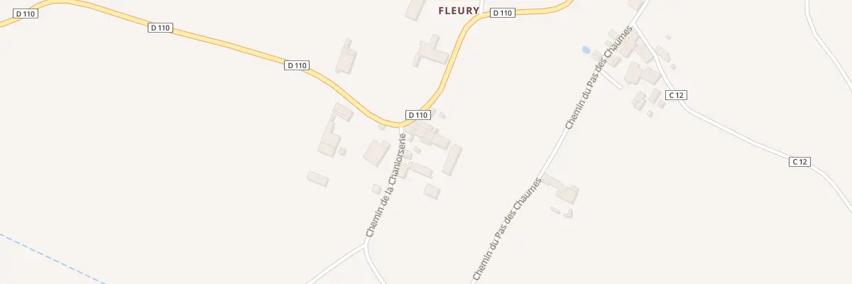 Plan du 2 Imp du Puits Fleury à Aubigné