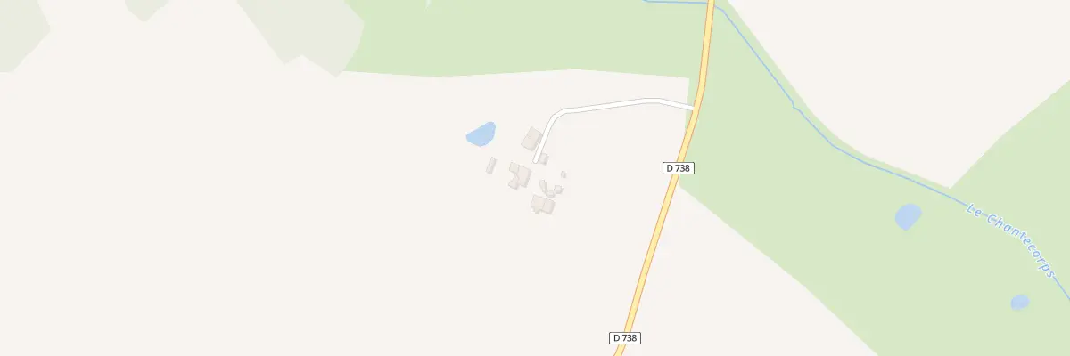 Plan du 3 La Courollée aux Châteliers