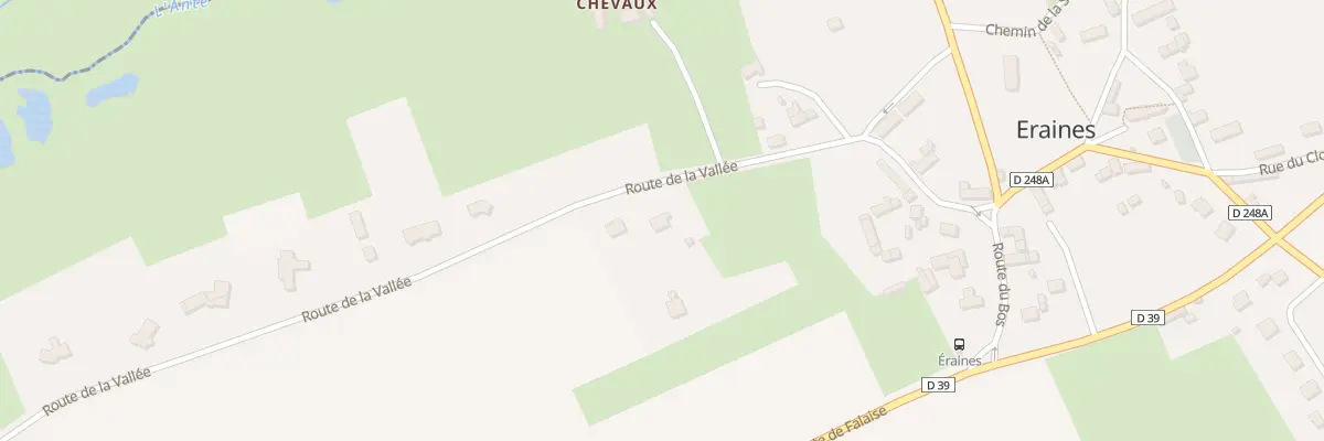 Plan du 9 La Vallee à Eraines