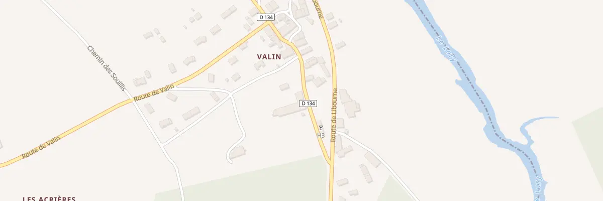 Plan du 5346 Valin à Cercoux