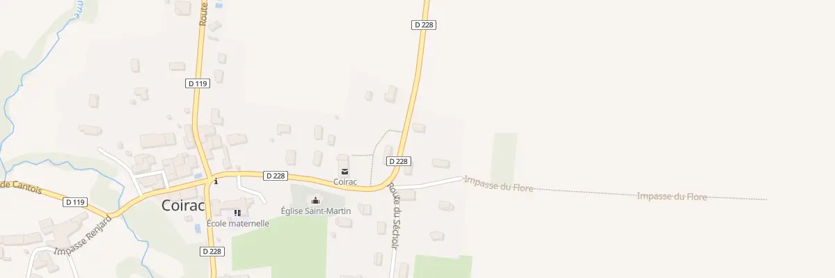 Plan du 2 Le Grand Champ du Bourg à Coirac