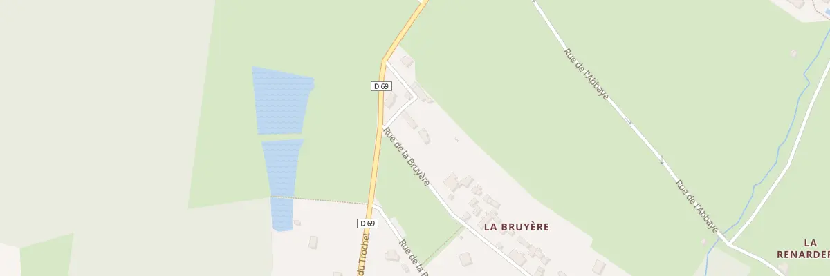 Plan du 3 Rue de la Bruyère à La Hoguette