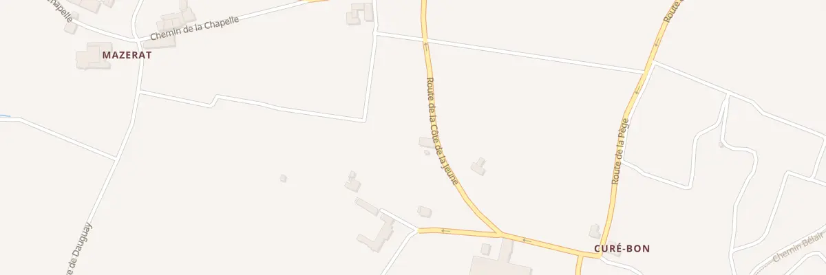 Plan du 226 Rte de la Côte de la Jeune à Saint-Émilion