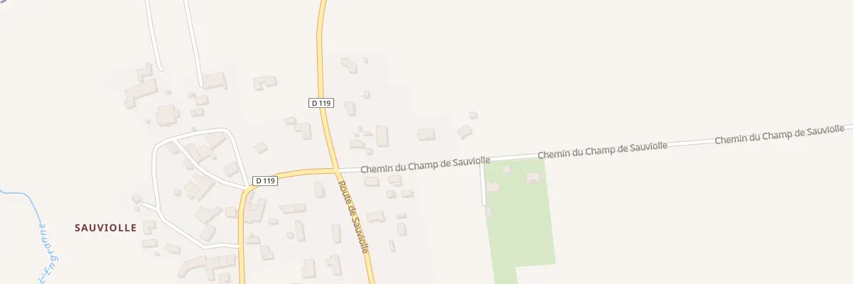 Plan du 6 Che du Champ de Sauviolle à Frontenac