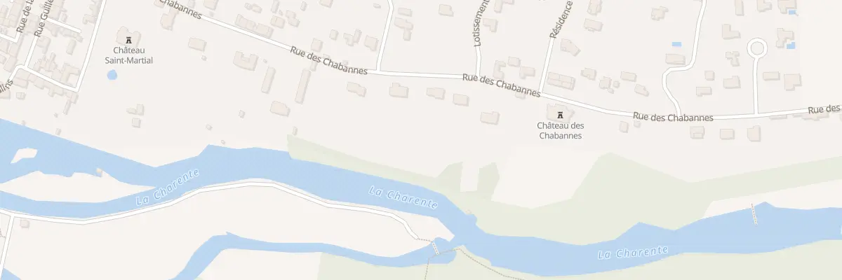 Plan du 70 Rue des Chabannes à Jarnac