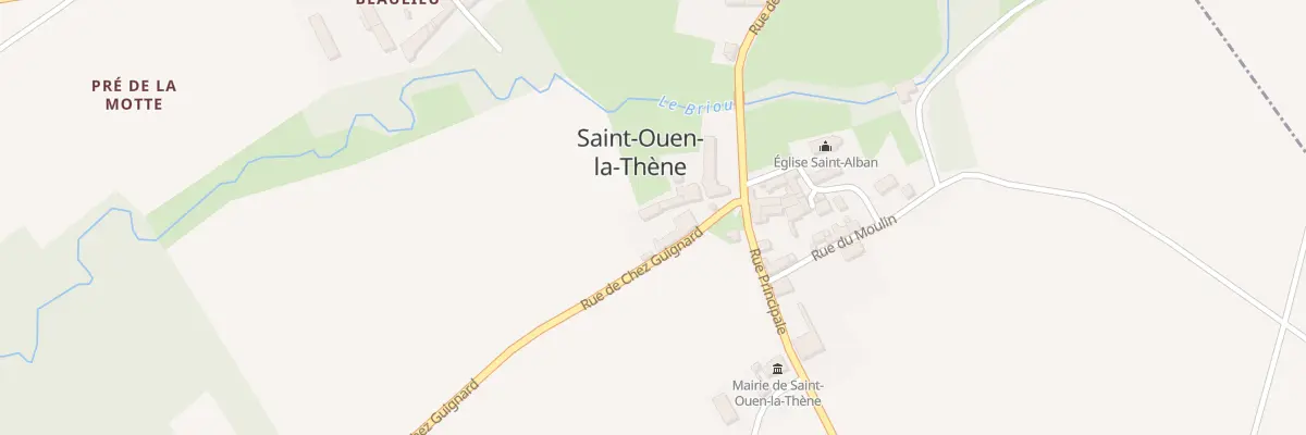 Plan du 6 Rue de Chez Guignard à Saint-Ouen-la-Thène