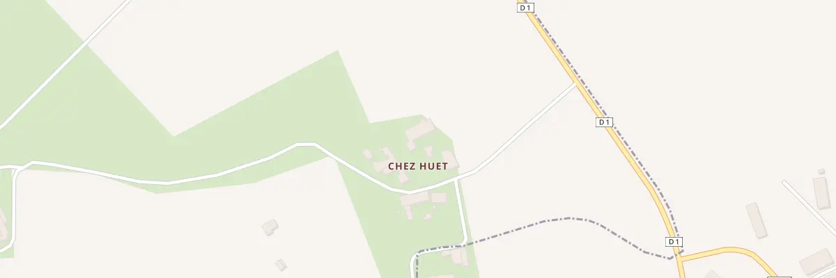 Plan du 7 Rte de Chez Huet à Lignières-Ambleville