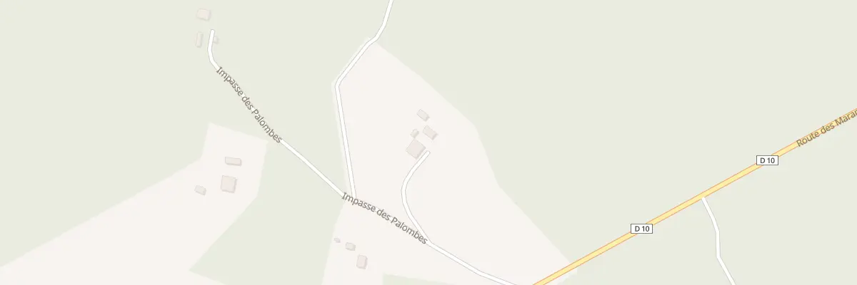 Plan du 2 Imp des Palombes à Giscos