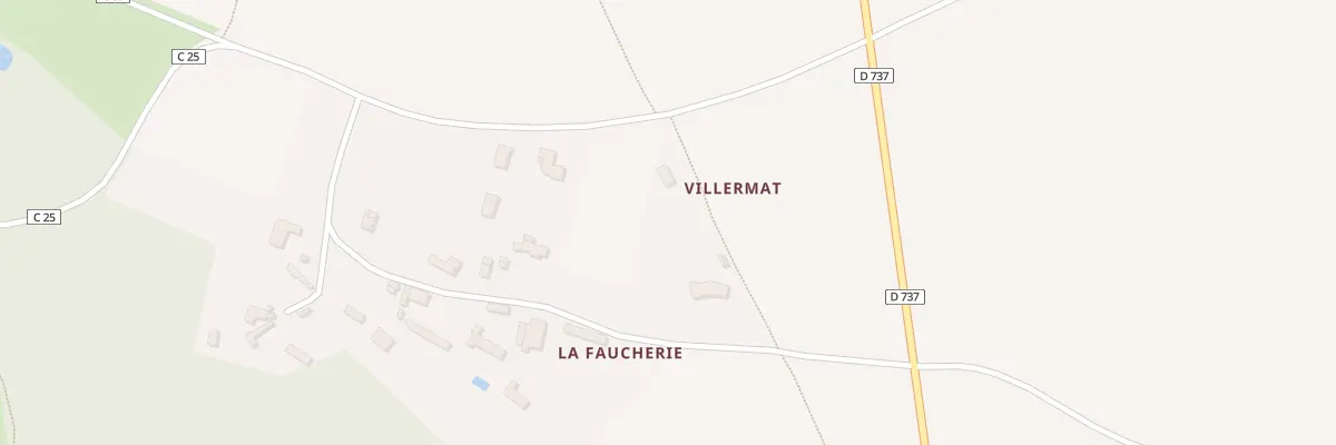 Plan du 38 La Faucherie à Beaussais-Vitré