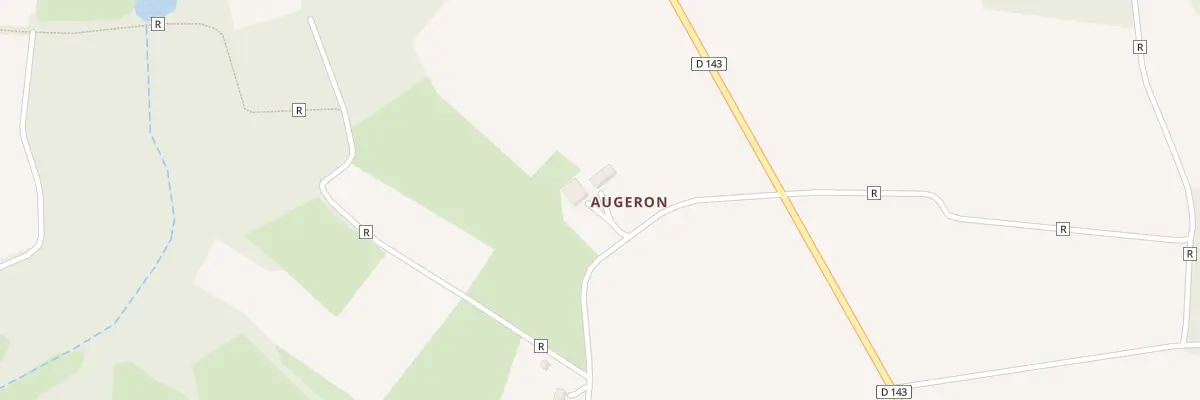 Plan du 136 Rte d’Augeron à Toujouse