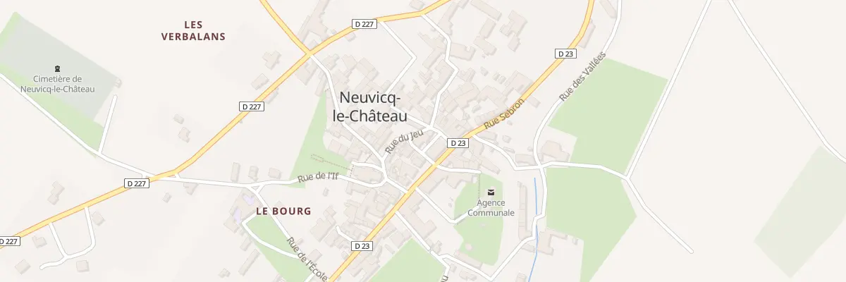Plan du 5051 Le Bourg à Neuvicq-le-Château