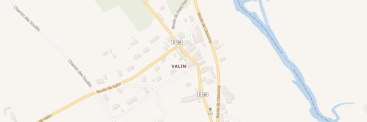 Plan du 5337 Valin à Cercoux