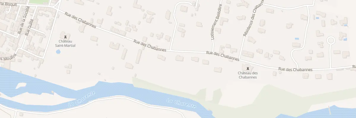 Plan du 68 Rue des Chabannes à Jarnac