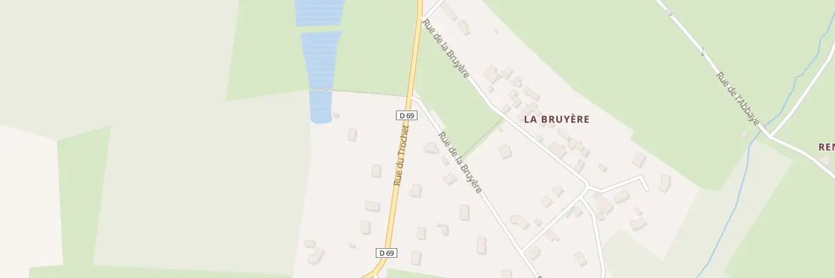 Plan du 5096 La Bruyere à La Hoguette