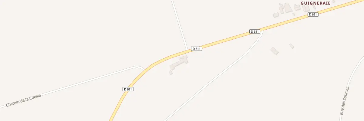 Plan du 36 Rte de la Guigneraie à Nanteuil