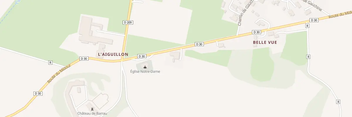 Plan du 5071 Au Chateau à Castex-d’Armagnac