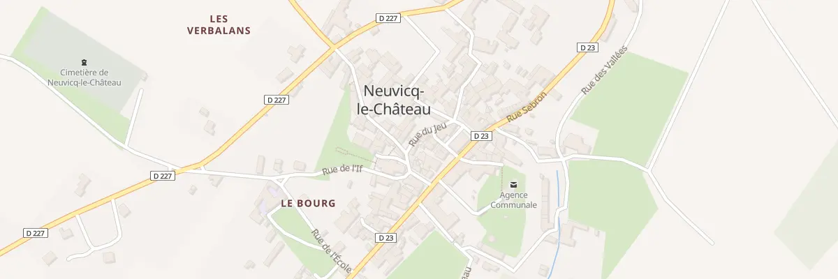 Plan du 5058 Le Bourg à Neuvicq-le-Château