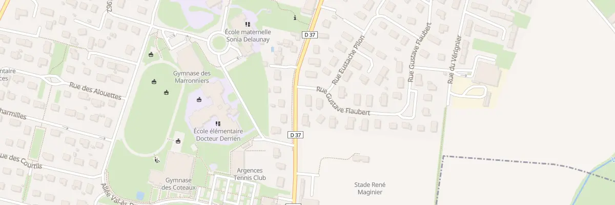 Plan du 23 Rue du Maréchal Joffre à Argences
