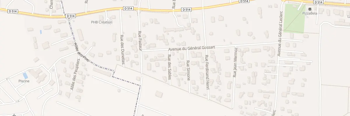 Plan du 1 Rue des Sables à Varaville