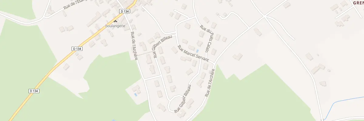 Plan du 6 Rue Marcel Servant à Gourgé