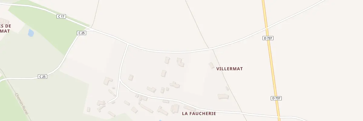 Plan du 24 La Faucherie à Beaussais-Vitré