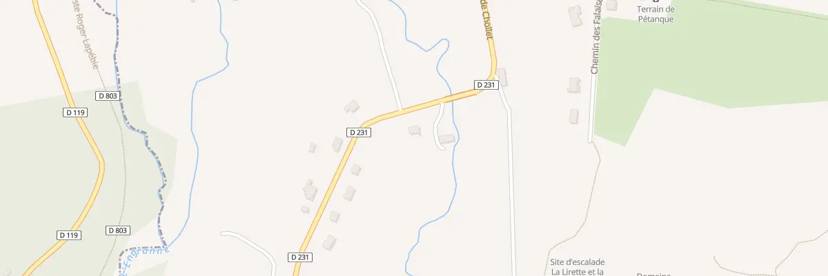 Plan du 8 Rte de Chollet à Frontenac
