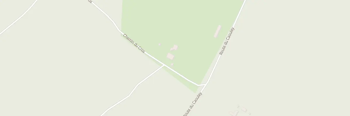 Plan du 100 Che du Cros à Lerm-et-Musset