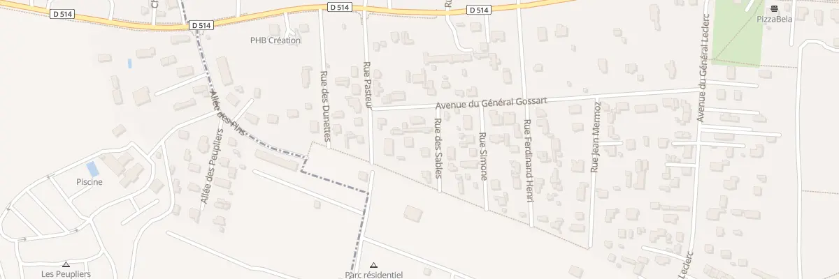 Plan du 4 Rue des Sables à Varaville