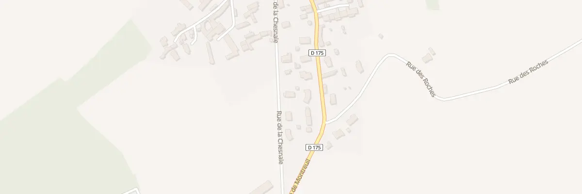 Plan du 11 Rue de la chesnaie à Cizay-la-Madeleine