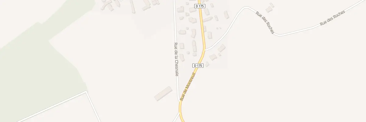 Plan du 15 Rue de la chesnaie à Cizay-la-Madeleine