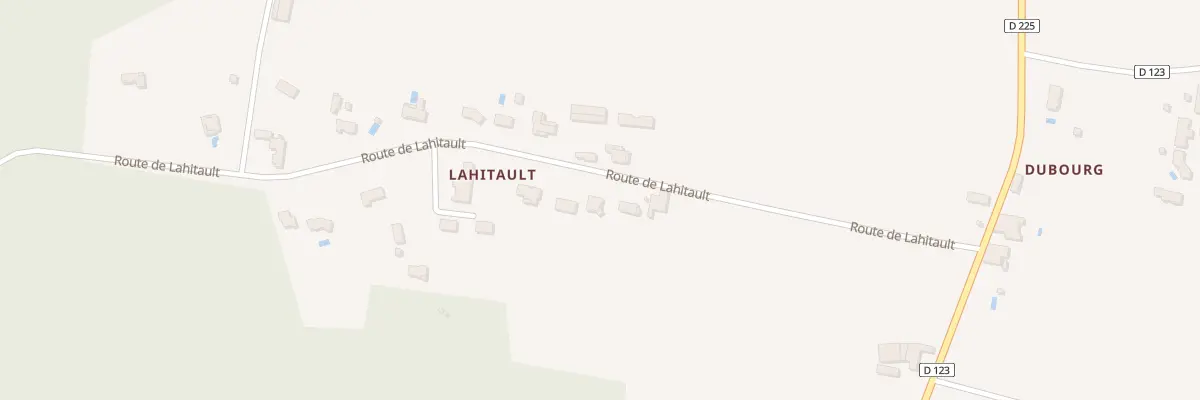 Plan du 1T Lahitault Sud à Bieujac